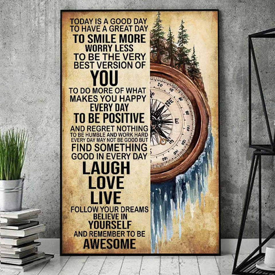 Today Is A Good Day - Camping Poster