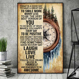 Today Is A Good Day - Camping Poster