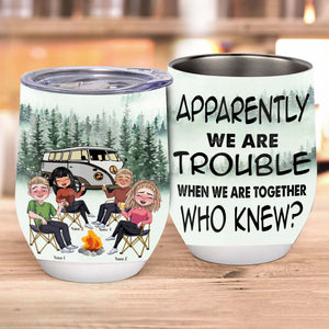 Drunk Campers - Personalized Camping Wine Tumbler