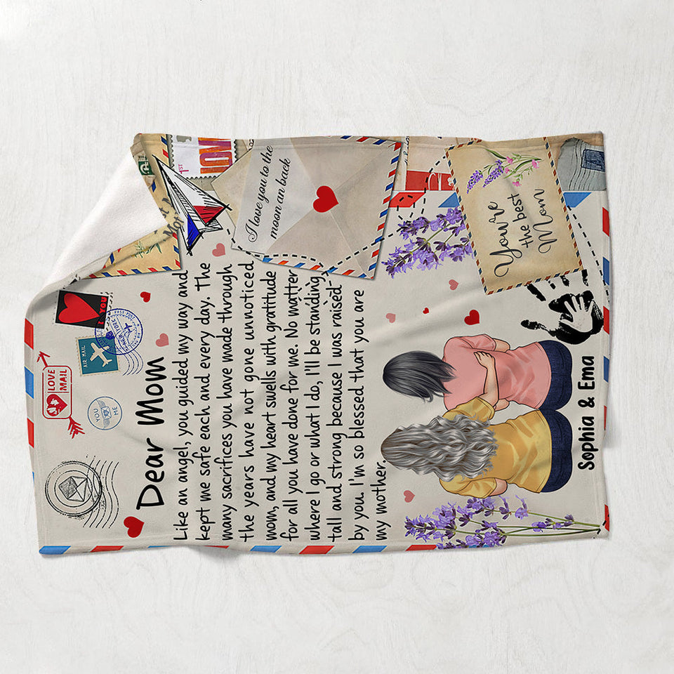 I Love You - Personalized Mother's day Mother Blanket