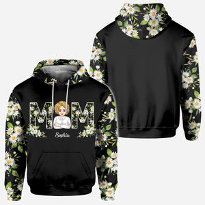 Love You Mom - Personalized Mother's Day Mother All Over T-shirt and Hoodie