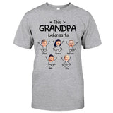 This Grandpa Belong To - Personalized Father's Day Grandpa T-shirt and Hoodie