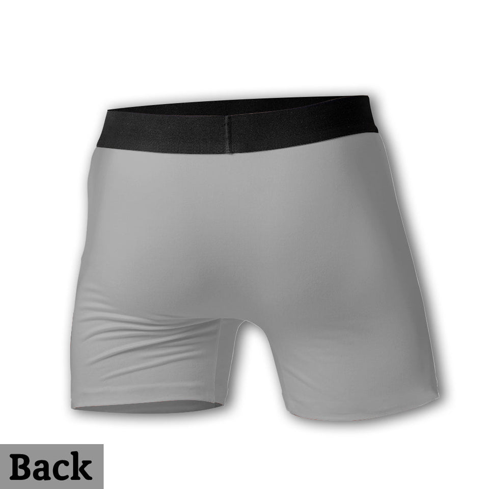 I Love You For Your Personality - Personalized Couple Men's Boxer Briefs
