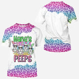 Grandma's Peeps - Personalized Mother's Day Easter Day Grandma All Over T-shirt and Hoodie