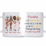 Friendship Is Like Pissing Your Pants - Personalized Bestie Mug