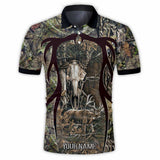 Addicted To Hunt - Personalized Polo Shirt