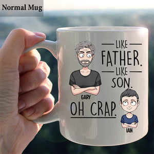 Like Father Like Daughter Like Son - Gift for dad, mom, son, daughter - Personalized Mug