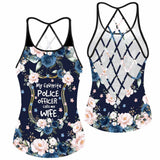 My Favorite Police Officer Cross Tank Top