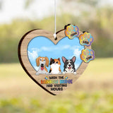 Wish The Rainbow Bridge Had Visiting Hours - Personalized Dog Wind Chime