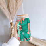 Sorry Can't I'm In Nursing School - Personalized Nurse Can Glass