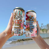 Western Nurse Pink Leopard - Personalized Nurse Can Cooler