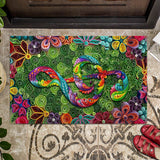 Love music - Piano 3D Pattern Print Doormat