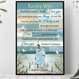 I Love You Forever And Always - Personalized Couple Poster