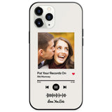 Music Code Song Photo Custom - Personalized Music Code Phone Case