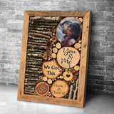 Forever Be My Always - Personalized Couple Poster