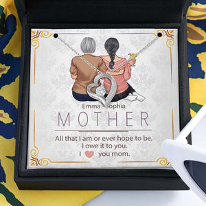 Mother And Daughter - Personalized Mother’s Day Mother Necklace