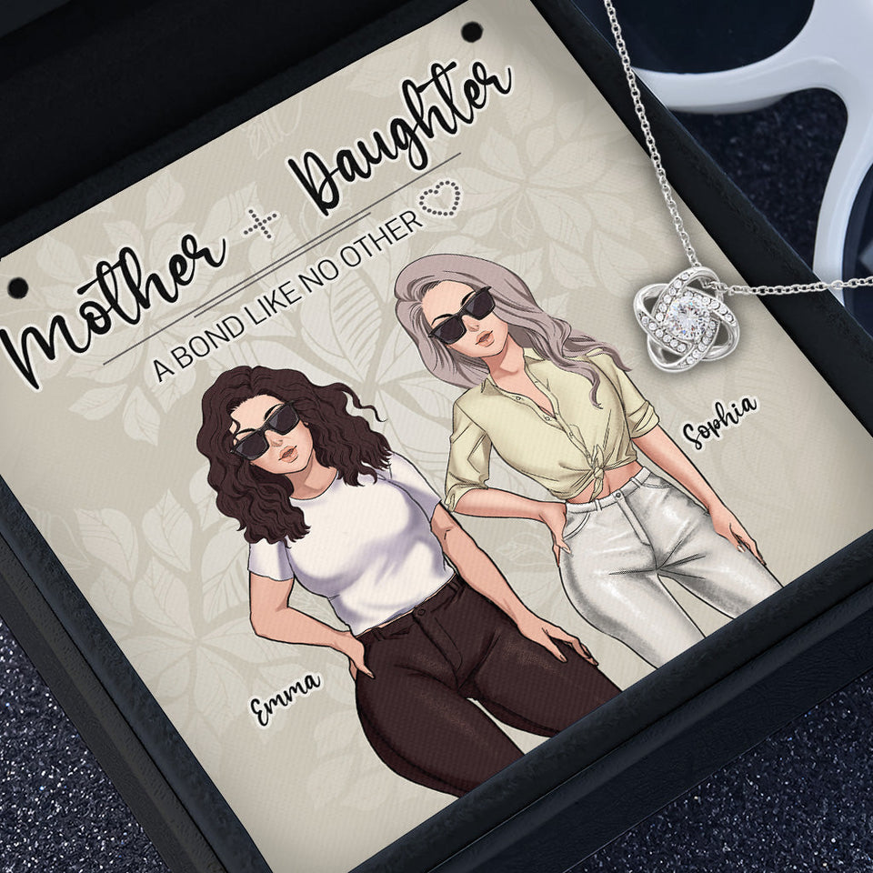 Mother And Daughter - Personalized Mother's Day Mother Necklace