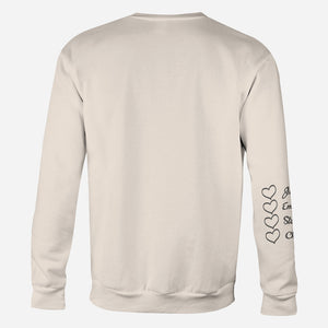 This Nana Wears Her Heart - Personalized Mother's Day Grandma All Over Hoodie