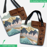 Love Hiking Personalized Tote Bag