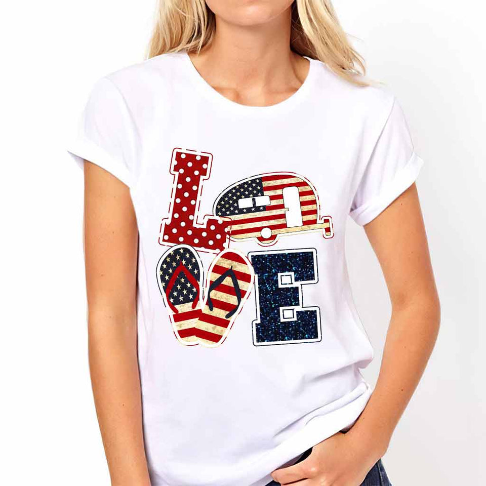 Love Camping Personalized T-shirt And Hoodie