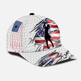Golf Hair Don't Care - Personalized Independence Day Classic Cap