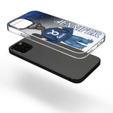 Zodiac Denim Girl - Personalized Horoscope Clear Phone Case