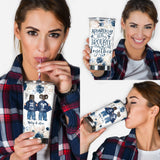 Zodiac Denim Bestie - Horoscope gift for friend - Personalized Tumbler
