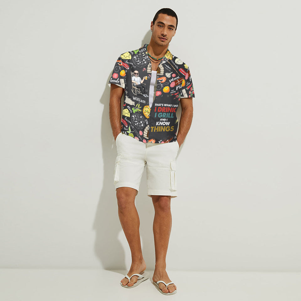 That's What I Do - Personalized Father Hawaiian Shirt