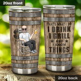 That's What I Do - Personalized Father Tumbler