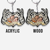 Simply Meant To Be - Personalized Couple Keychain