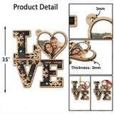 Love - Personalized Christmas Couple Ornament