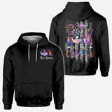 Camper King Camper Queen - Personalized Camping All Over T-shirt and Hoodie