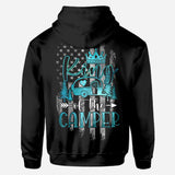 Camper King Camper Queen - Personalized Camping All Over T-shirt and Hoodie