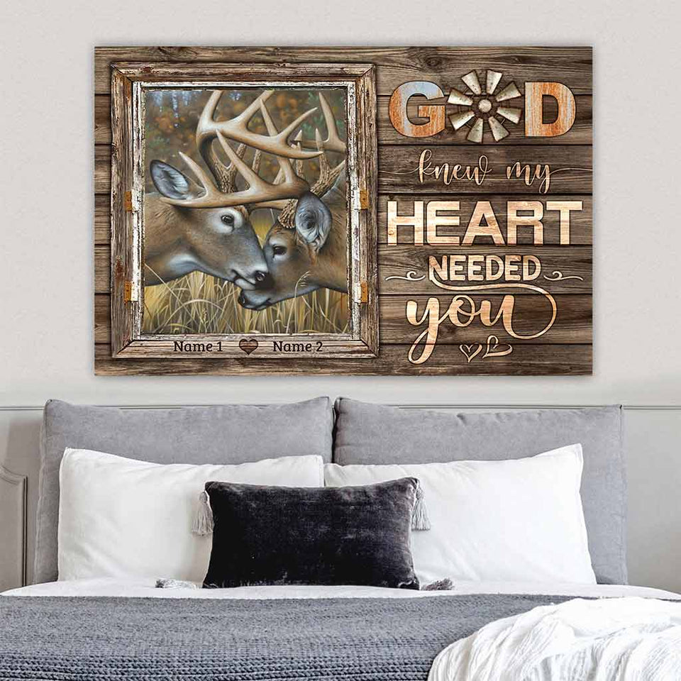 Home Is Wherever I'm With You - Personalized Hunting Poster