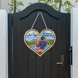 God Knew My Heart Needed You - Personalized Couple Wood Sign