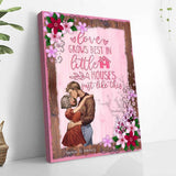My Favorite Place in All the World - Personalized Couple Poster