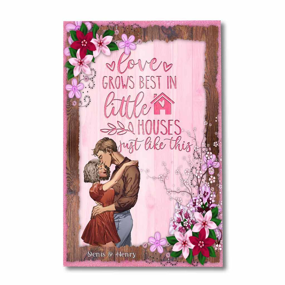 My Favorite Place in All the World - Personalized Couple Poster