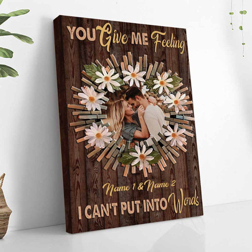 You Give Me - Personalized Couple Poster