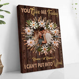 You Give Me - Personalized Couple Poster