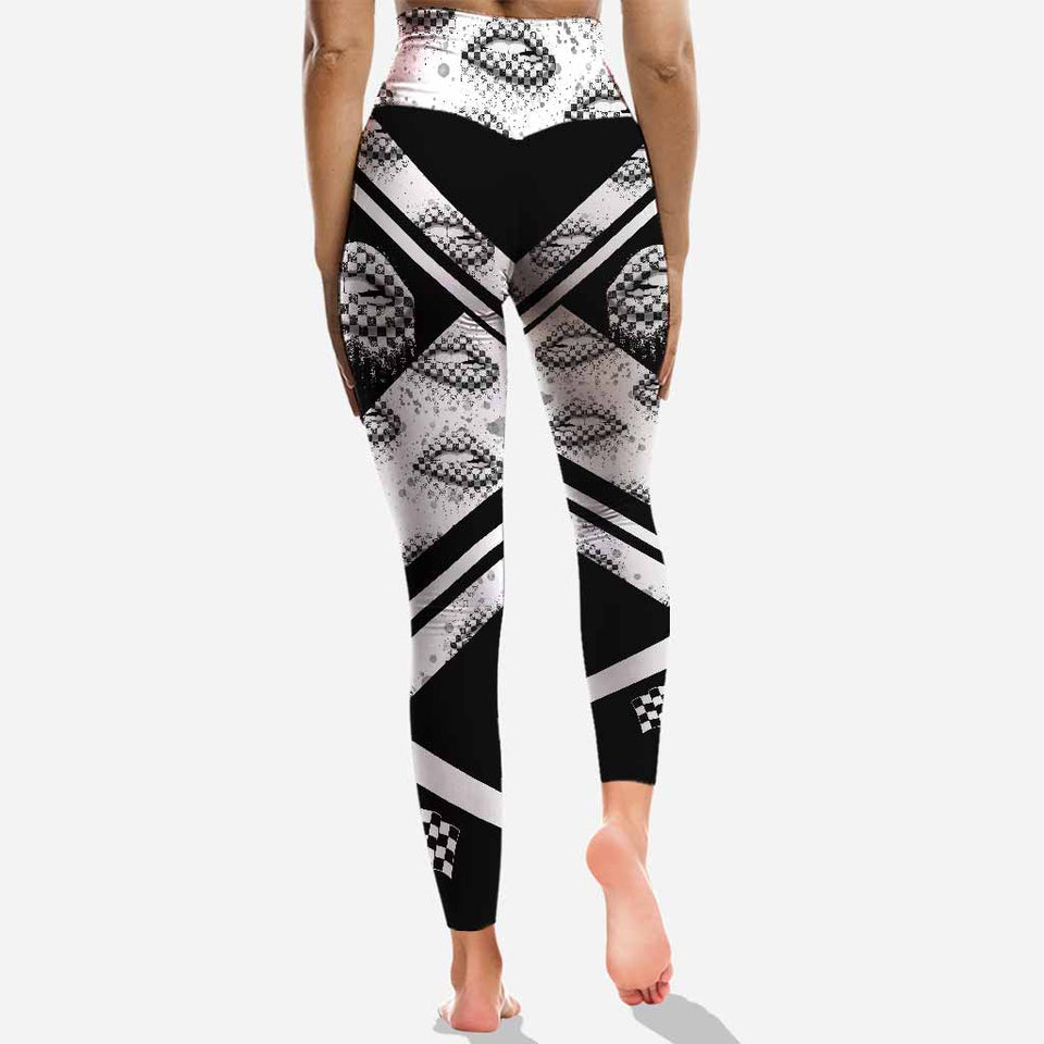 Fancy Like A Race Track - Personalized Racing Hoodie And Leggings