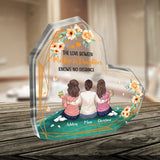 Mother And Daughter - Personalized Mother's Day Mother Custom Shaped Acrylic Plaque