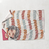 Mama Mama Mama - Personalized Mother's Day Mother Blanket