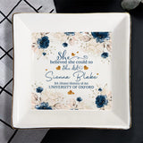 She Believed She Could So She Did - Personalized Graduation Jewelry Dish