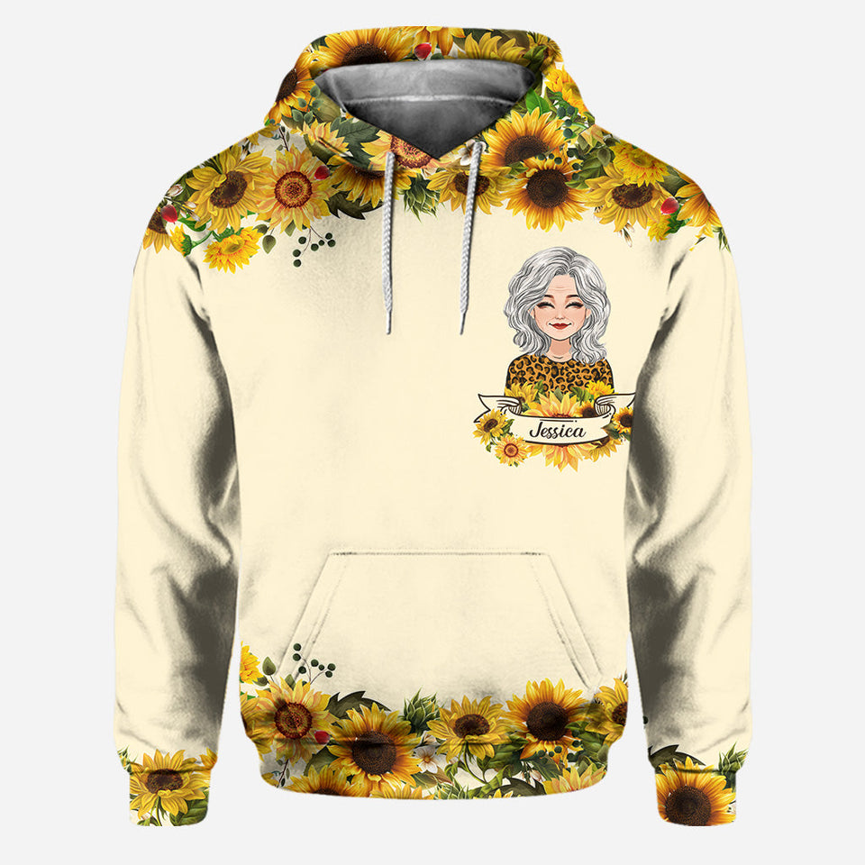 Travel Set - Personalized Mother's Day Grandma Hoodie and Leggings