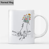 Holding Hand - Personalized Mother Mug