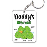 Daddy's Little Buds - Personalized Weed Transparent Keychain