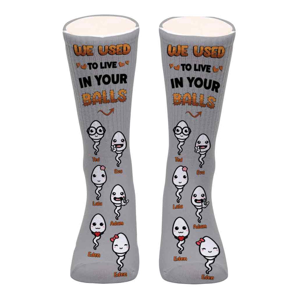 Seems Like Just Yesterday - Personalized Father Socks