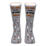 Seems Like Just Yesterday - Personalized Father Socks