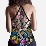 Salty Lil Beach - Sea Lover Cross Tank Top