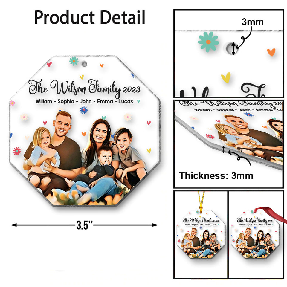 Our Family - Personalized Family Ornament